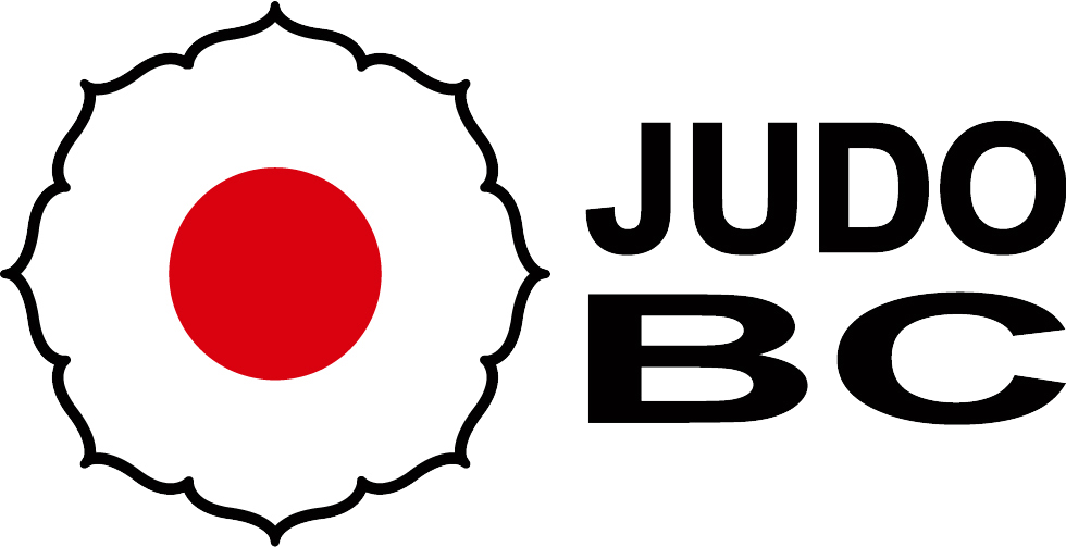 Logo blanc, rouge et noir de  judo BC