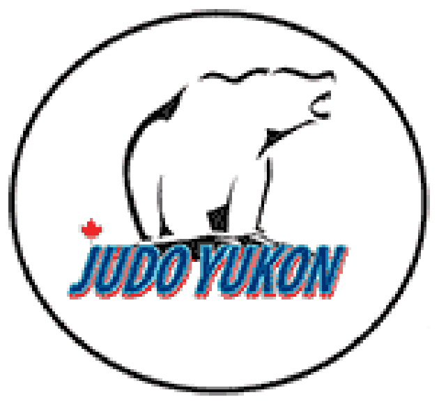 Logo bleu, rouge et noir du judo Yukon