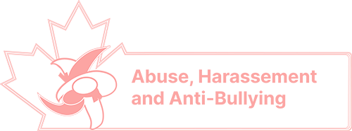 Judo Canada Abuse, Harassement and anti-bullying button