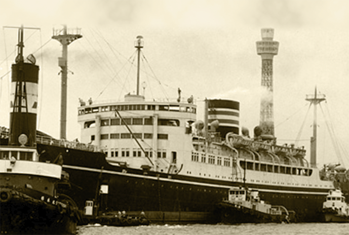 Ocean liner Hikawa Maru