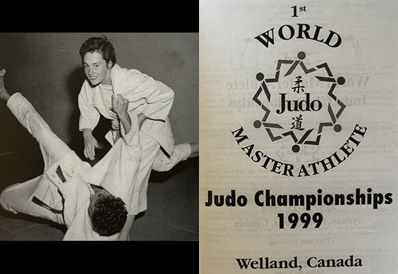 Liz Roach & World Master Athlete Judo Championship